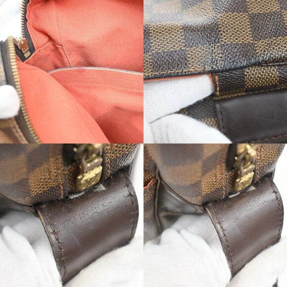 LOUIS VUITTON Naviglio Shoulder Bag Damier Ebene Leather Brown N45255 86EF009 - Picture 15 of 16